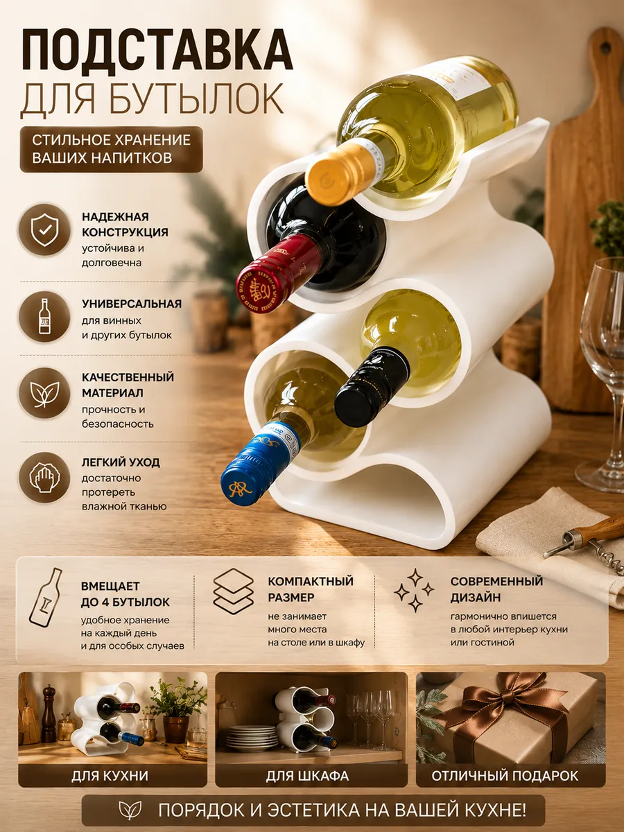 Подставка для бутылок вина