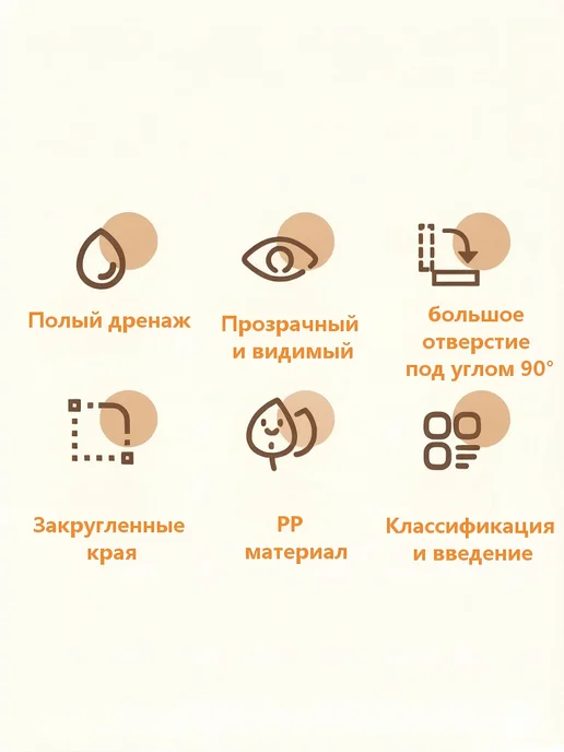 кухонный бокс для посуды M, белый, фото 8