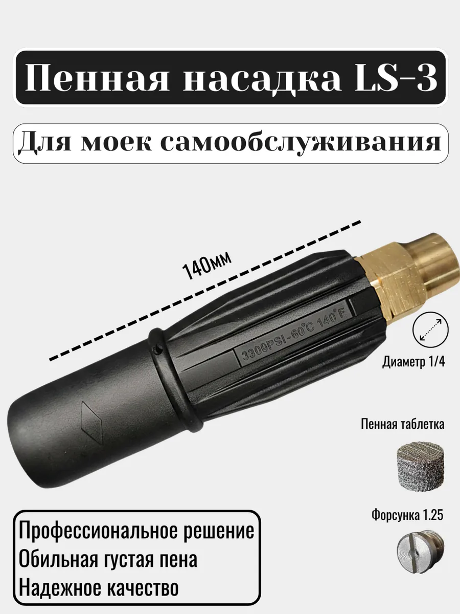 Пенная насадка для мойки высокого давления