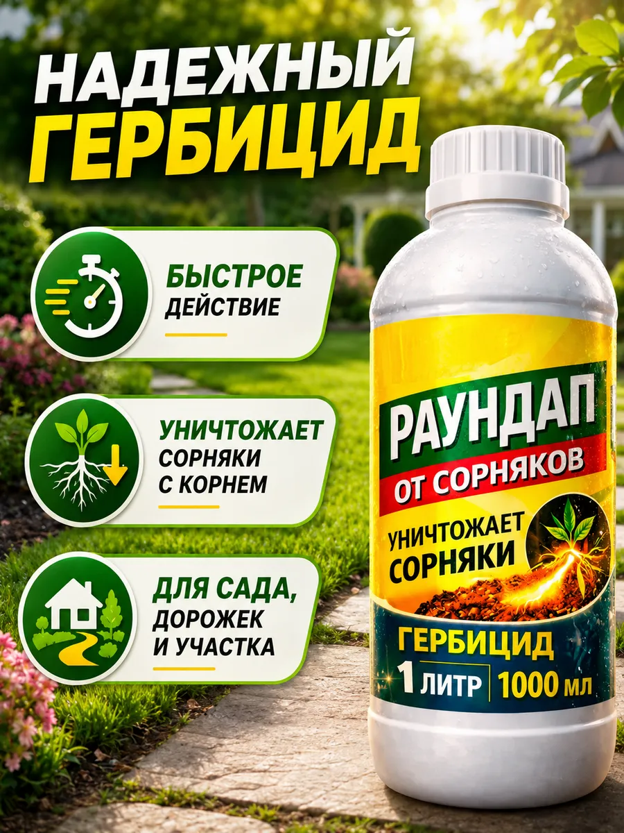 Раундап средство от сорняков гербицид