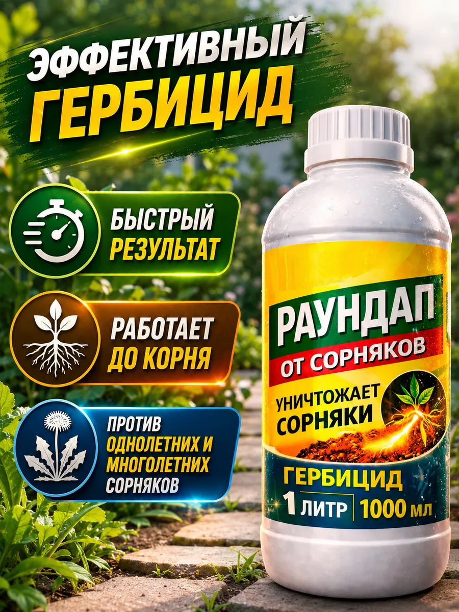 Раундап средство от сорняков гербицид