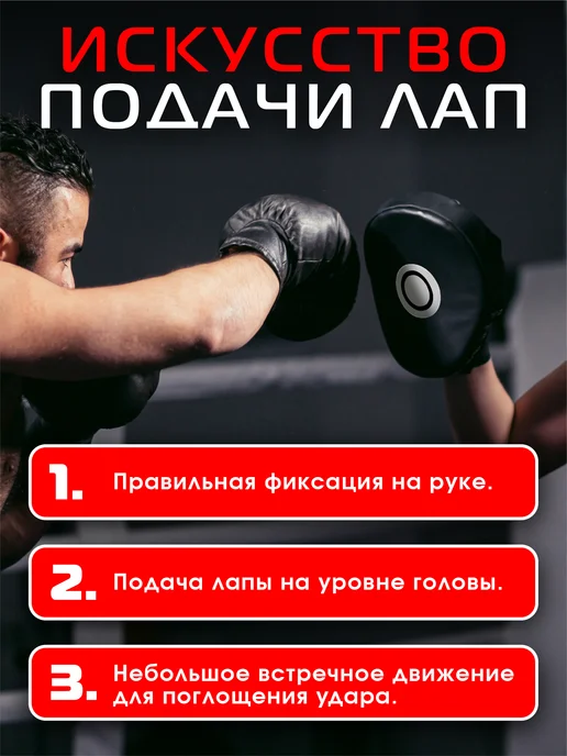Conflate Лапы боксерские 2 шт для бокса, тхэквондо и единоборств, 2 шт, фото 7