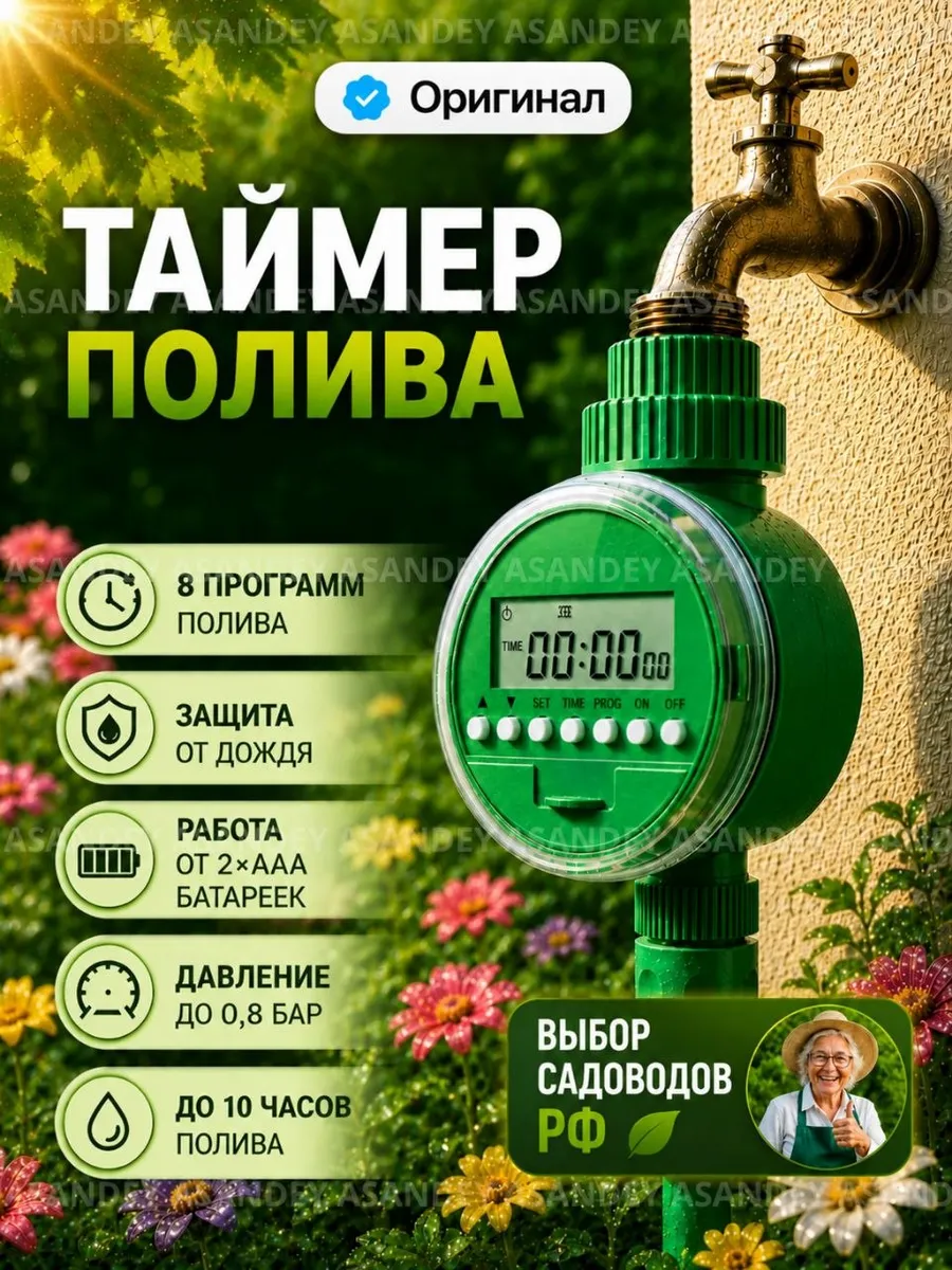 Автоматический таймер для полива электронный