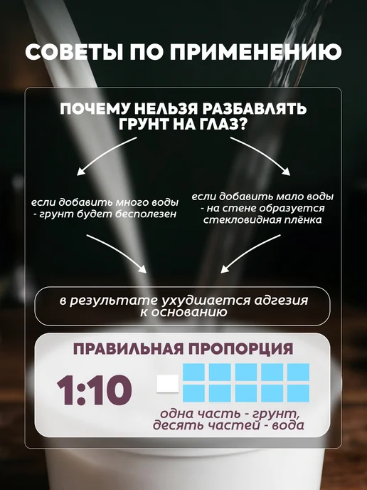GRAFICS Грунтовка концентрат глубокого проникновения 1кг, 1 кг, фото 7