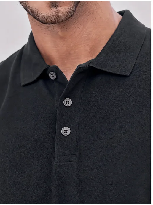 SABCOLLECTION Рубашка поло длинный рукав, черный, фото 7