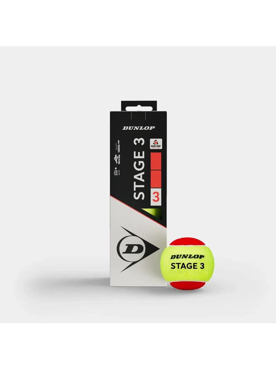 Мячи для большого тенниса STAGE 3 RED 3BOX