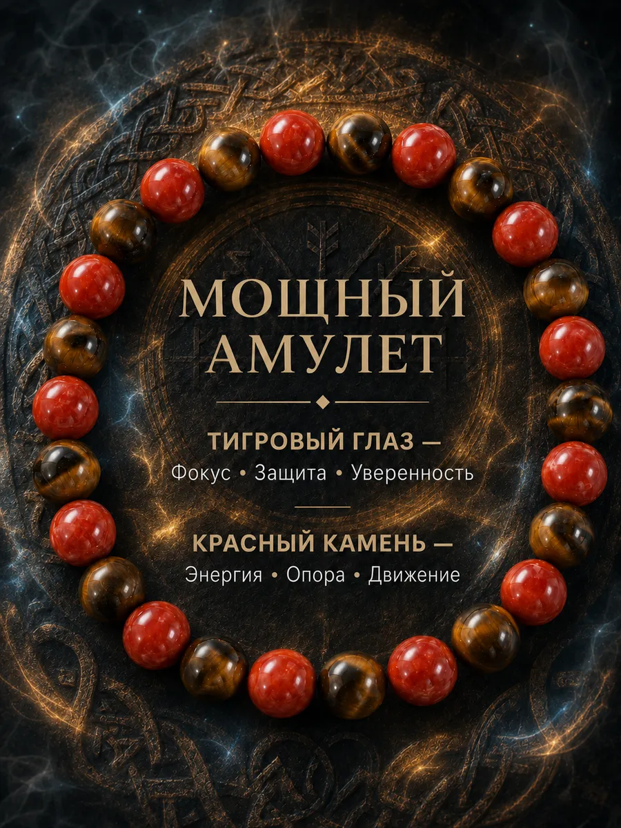 Браслет оберег тигровый глаз яшма амулет удачи