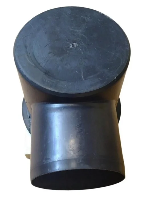 Трап сливной горизонтальный 150х150мм, d 105мм, h 180мм, 150x150 мм, фото 2