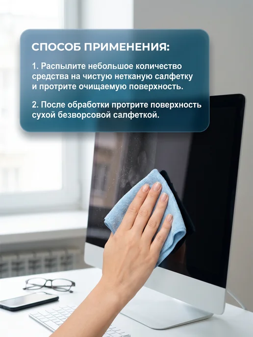 Clean Stories Purity in every step Спрей для очистки экранов мониторов, вариант, фото 8