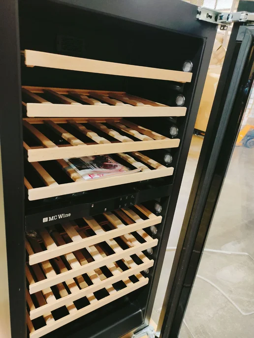 Встраиваемый винный шкаф MC Wine W60DB, черный, фото 5