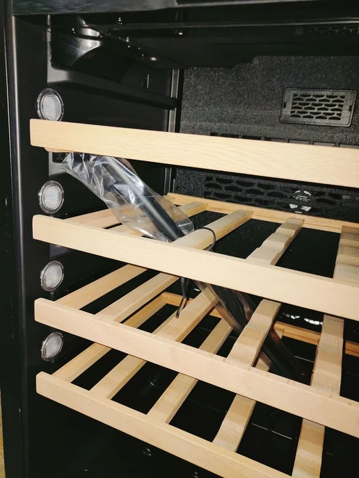 Встраиваемый винный шкаф MC Wine W60DB, черный, фото 7