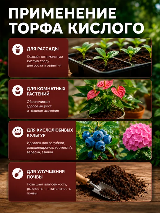 Торф Кислый 60 литров, Кислый литров, фото 2