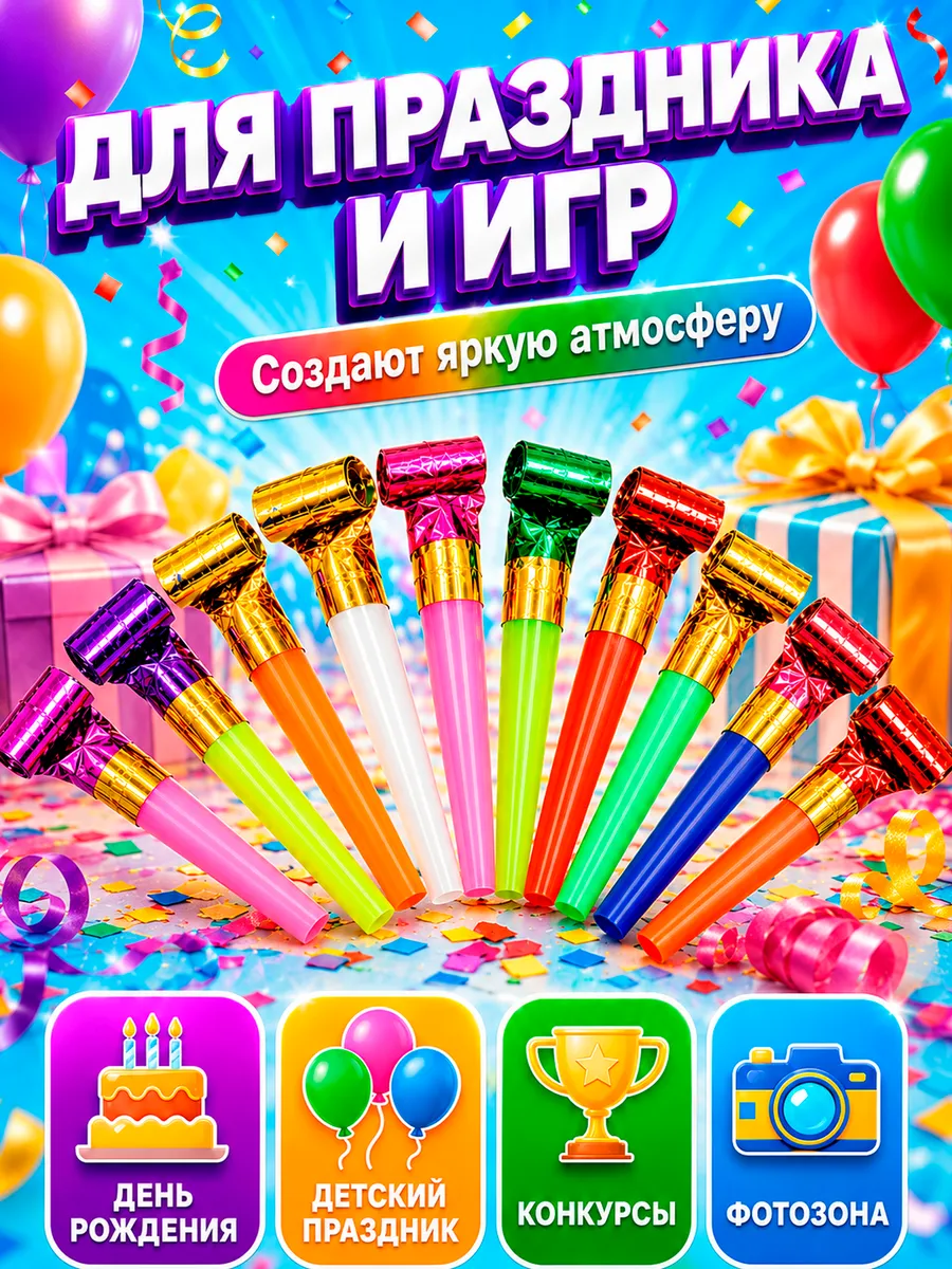 Дуделки на день рождения