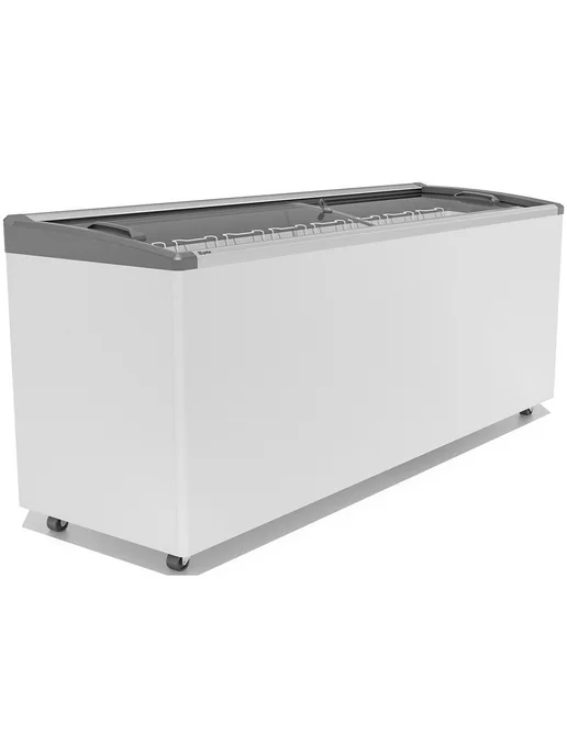 Морозильный ларь Gellar FG 700 E красный, серый, фото 2