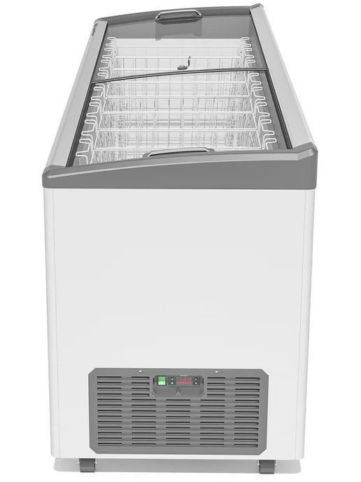 Морозильный ларь Gellar FG 700 E красный, серый, фото 3