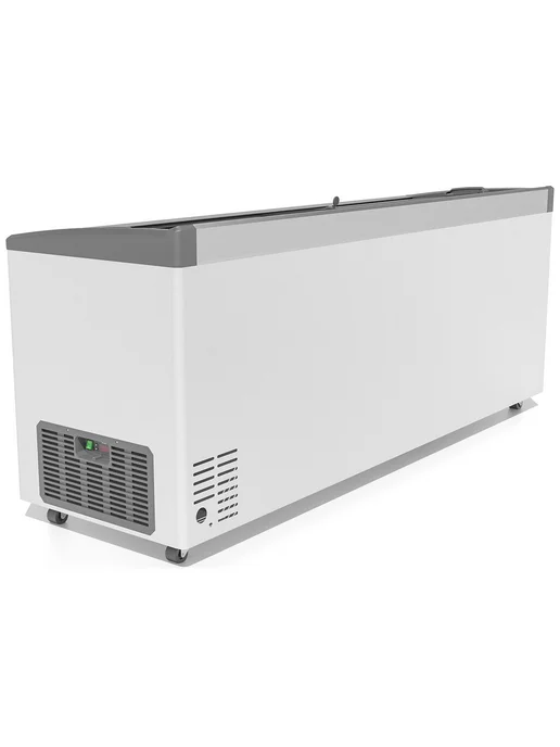 Морозильный ларь Gellar FG 700 E красный, серый, фото 4
