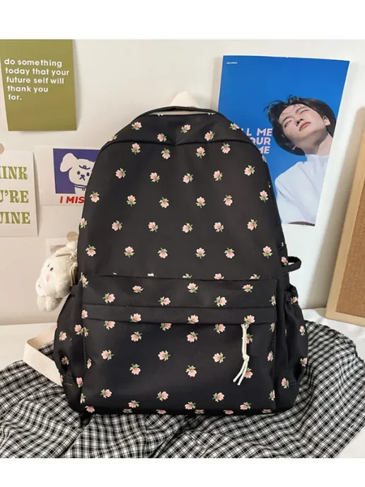 Школьный ранец для девочек 42CM*30CM*13CM, черный, фото 3