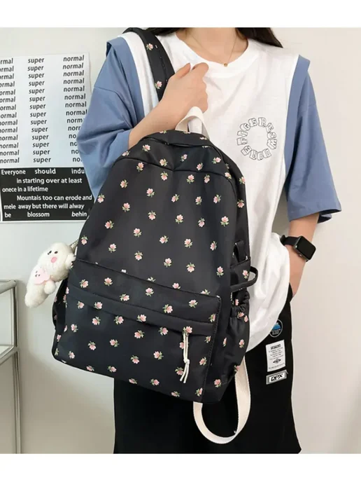 Школьный ранец для девочек 42CM*30CM*13CM, черный, фото 4