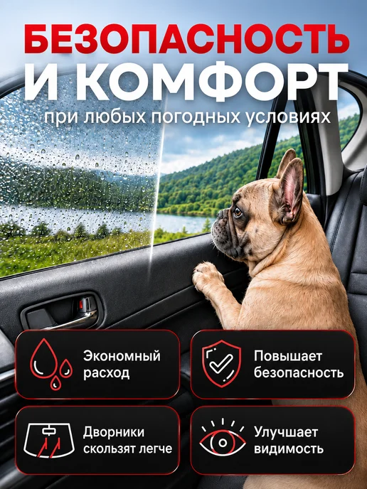 YARCHE Антидождь для стекол и зеркал 250 мл, 250 мл, фото 2