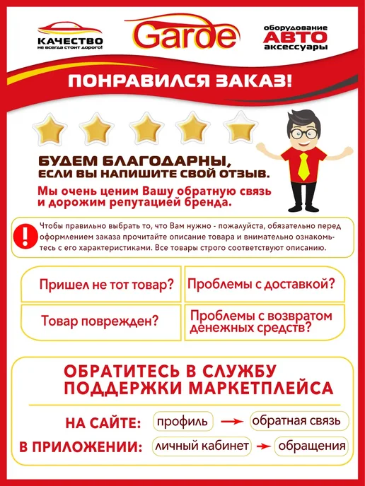 GARDE Воронки пластмассовые, набор 4 шт, D-50, 75, 95, 115мм, 4 шт, фото 6