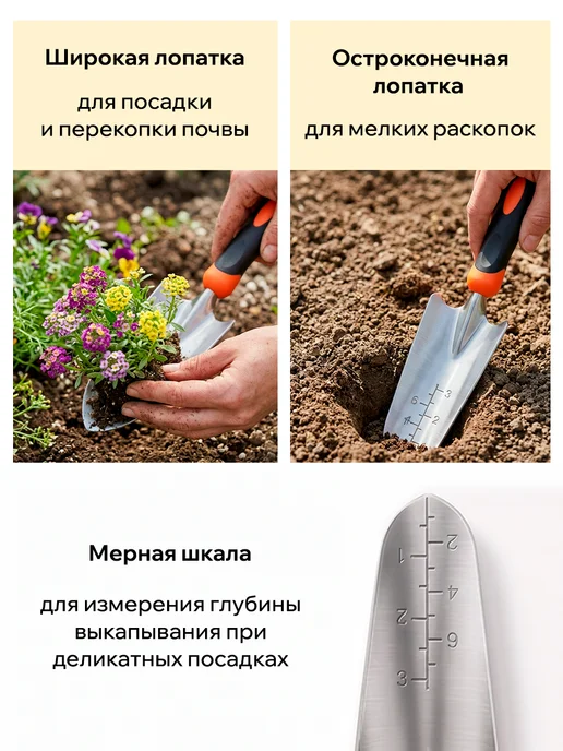 Classmark Набор садовых инструментов - инвентарь для огорода и дачи, вариант, фото 3