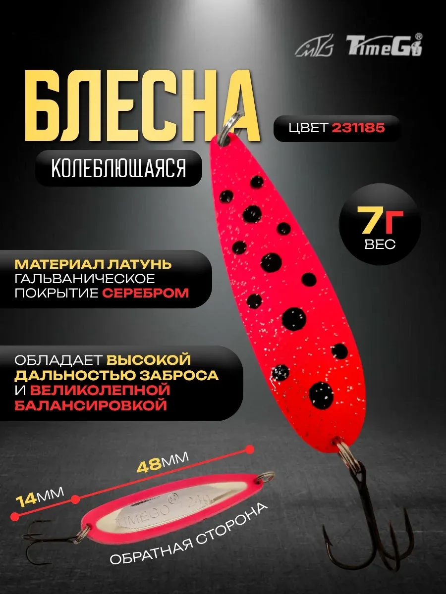Блесна на щуку 7гр (цв.231185)