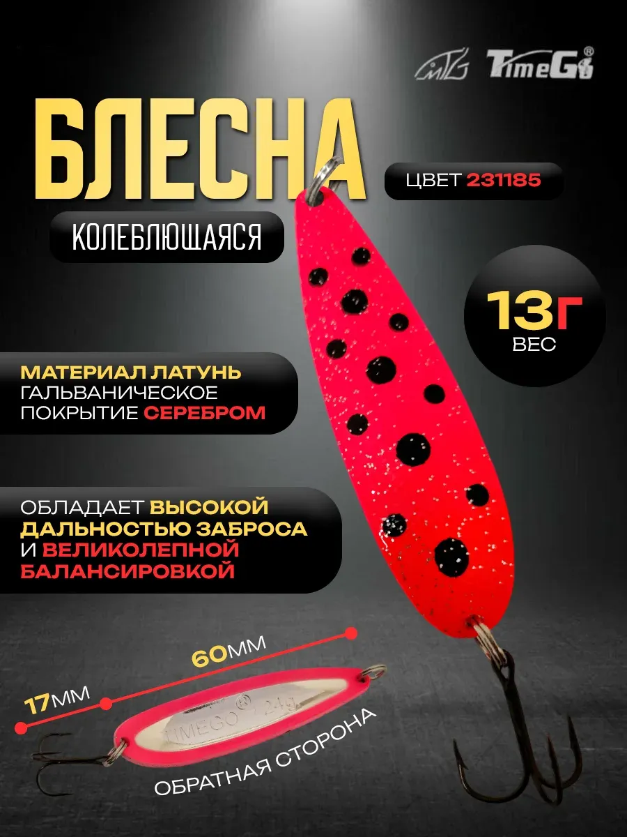 Блесна на щуку 13гр (цв.231185)