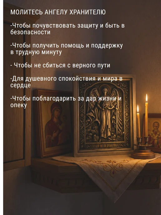 STOONE.RU Икона Ангел-Хранитель, вариант, фото 8