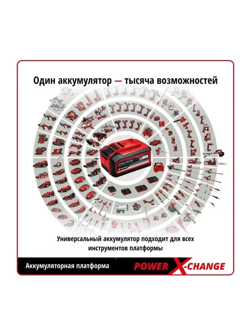 Einhell Газонокосилка аккум. RASARRO 36 40 (2x4.0Ah), аккумуляторная PXC GE-CM 43, фото 4
