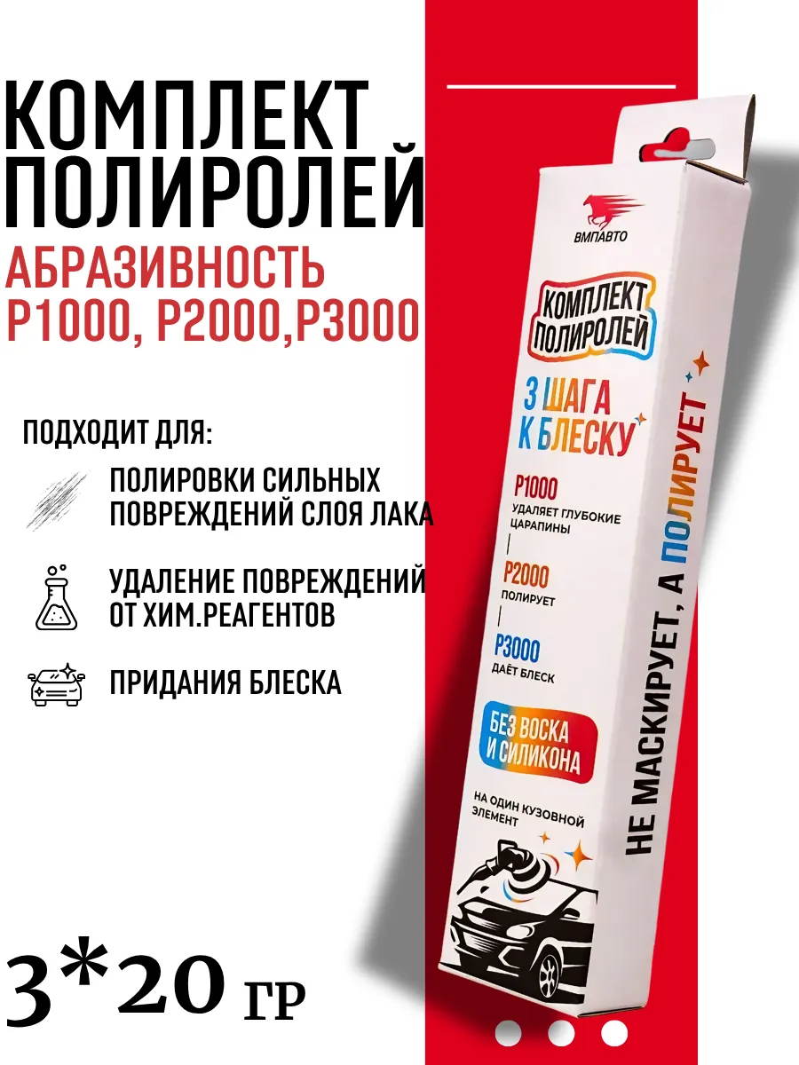 Полироль для автомобиля набор