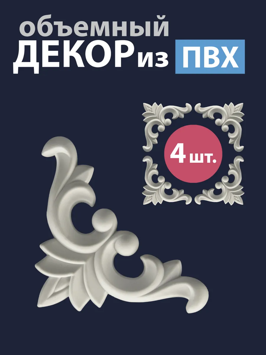 Угловые декоративные элементы для мебели и интерьера из ПВХ