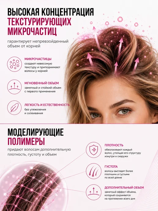 Витэкс Текстурайзер для волос подвижная фиксация, La Belle STYLING, 200 мл, фото 2