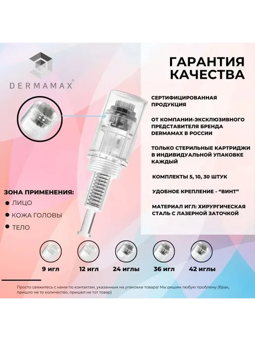 Винтовые картриджи для дермапена, 36 игл, 10 шт, 10 шт, фото 2