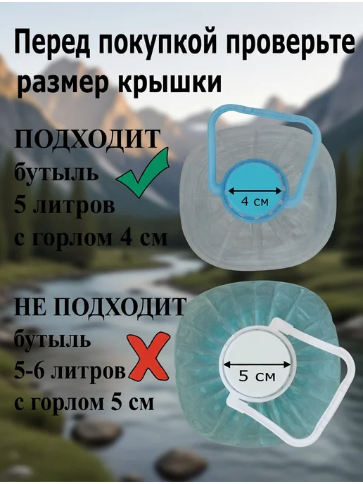 Туристический рукомойник-кран, 4 см, насадка на бутыль 5 л, синий, фото 4