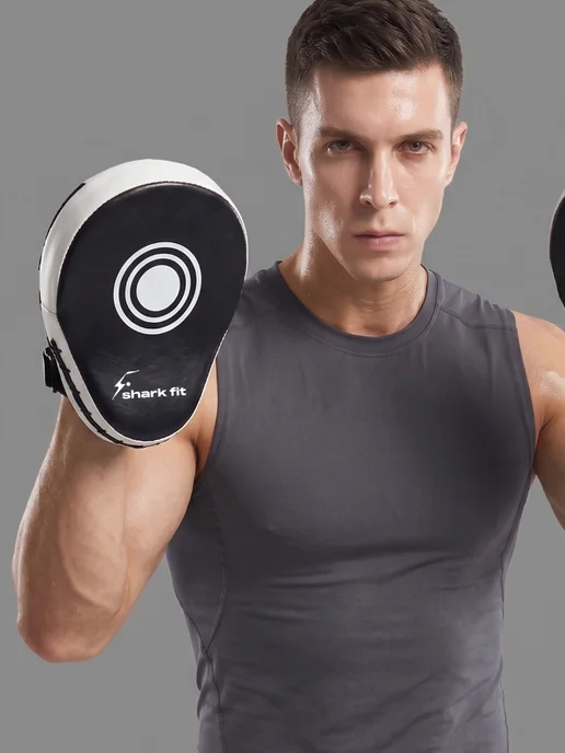 Shark Fit Лапы боксерские для единоборств и тхэквондо 2 шт, 2 шт, фото 4