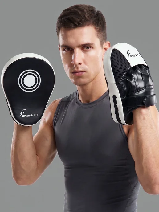 Shark Fit Лапы боксерские для единоборств и тхэквондо 2 шт, 2 шт, фото 6