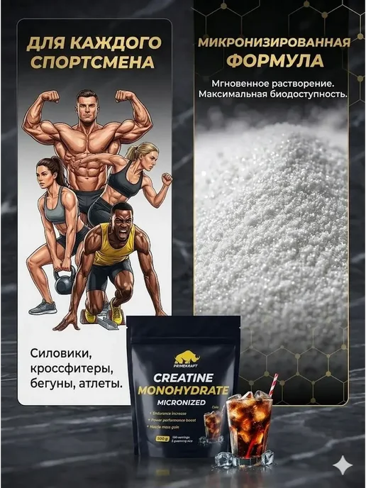 Prime Kraft Креатин моногидрат Creatine Monohydrate со вкусом Кола (Cola…, вариант, фото 5