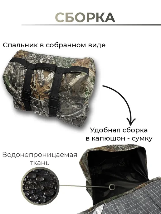 Спальный мешок из натуральной верблюжьей шерсти, серый, фото 6