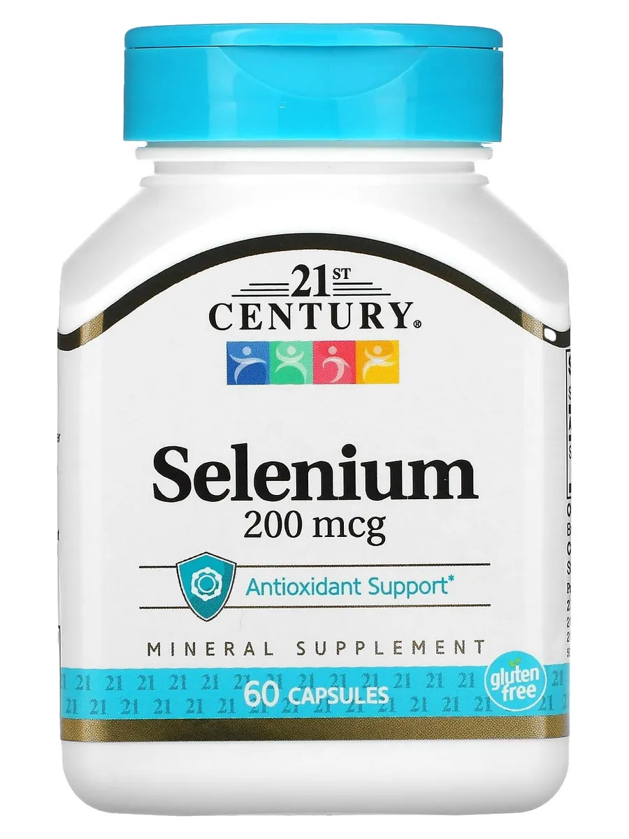 Selenium Селен 200 мкг, антиоксидантная поддержка
