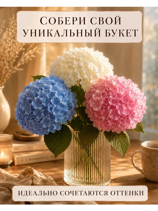 Mara mix Эвкалипт стабилизированный сухоцвет, 3 шт