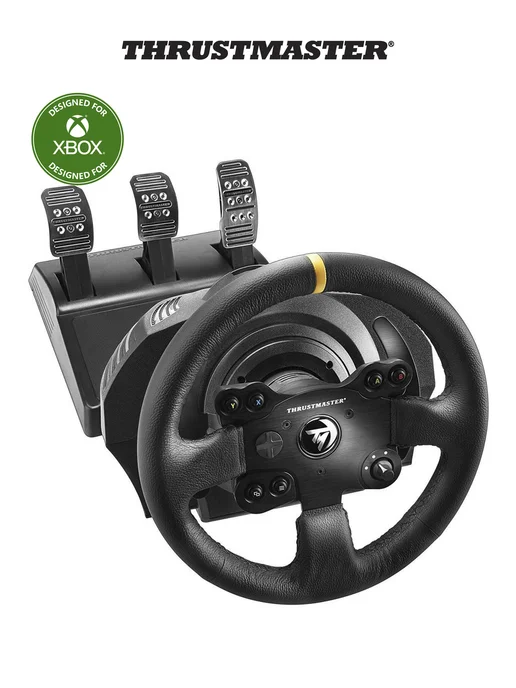 THRUSTMASTER Игровой руль TX RW Leather Edition EU, Xbox Series, PC, черный