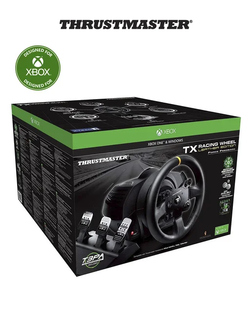 THRUSTMASTER Игровой руль TX RW Leather Edition EU, Xbox Series, PC, черный, фото 6
