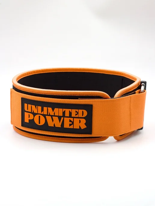 UNLIMITED POWER Пояс для тяжелой атлетики на липучке, черный, фото 4