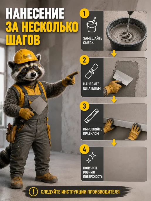 Старатели Штукатурка для стен гипсовая белая 5 кг, 15 кг, фото 4