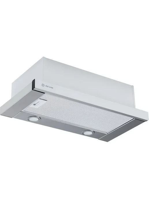 De Luxe Вытяжка IREN GLASS ACB-SP 60-S-W D, белый