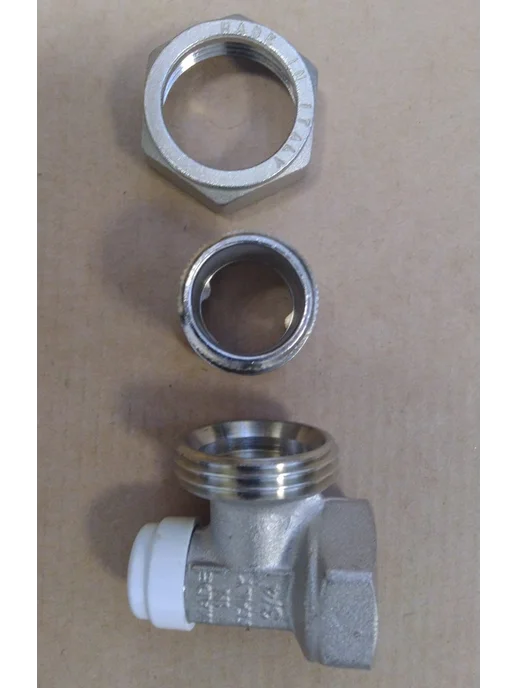 Giatti Клапан настр. 3 4" Dn20 гайка штуцер угловой 20MR22, серый, фото 5