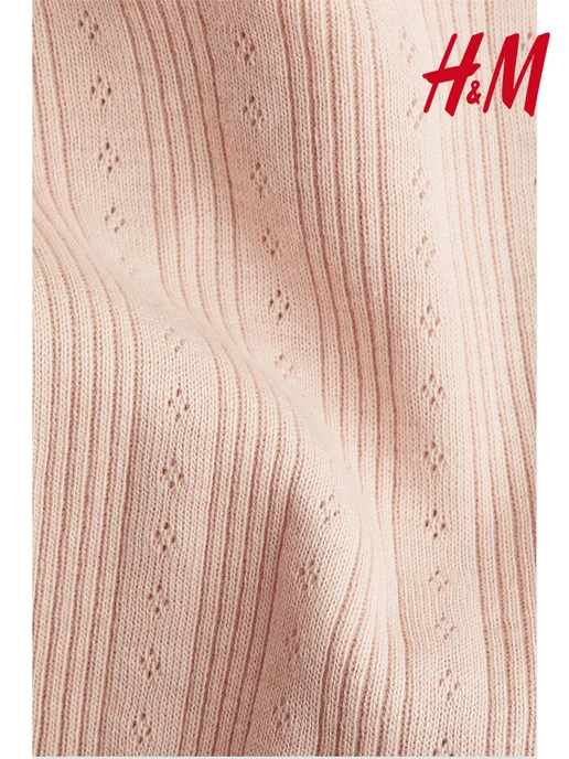 H&M Комплект из 2х хлопковых боди, розовый, фото 2