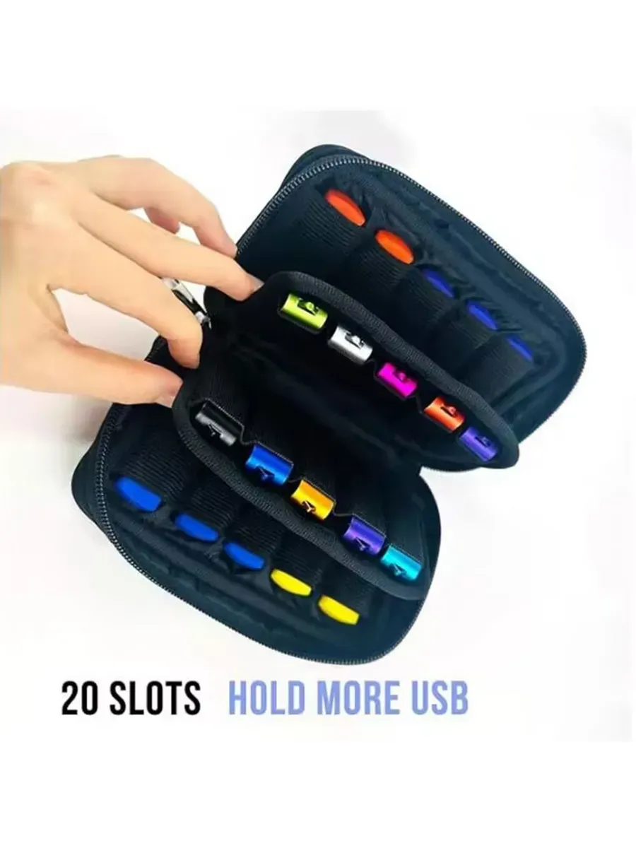 Органайзер чехол для флешек и USB-аксессуаров