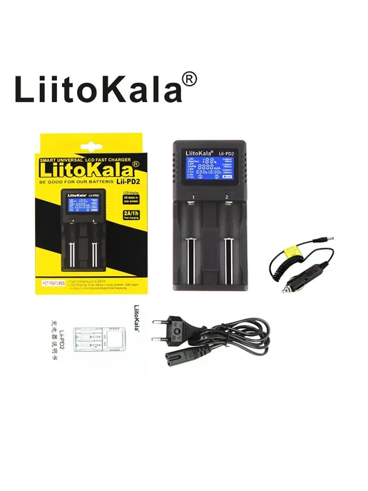 LiitoKala Power Co., Ltd Умный зарядный прибор LiitoKala Lii-PD2+CAR, вариант, фото 2