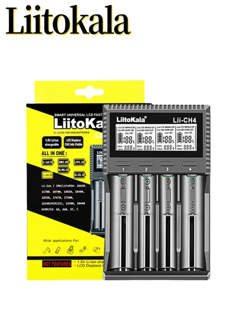 LiitoKala Power Co., Ltd Умный зарядный прибор LiitoKala Lii-CH4, вариант, фото 2